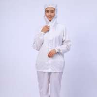 Factory Supply 2 Pieces ESD Protective Clothing/Cleanroom Suit/Work Jumpsuit